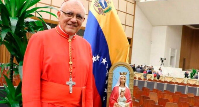 Según el Cardenal Porras, administrador apostólico de Caracas,Venezuela vive una “economía de guerra”