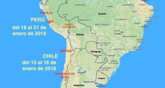 Viaje del Papa a Perú: en Lima dos lugares para recibir de 2 a 5 millones de personas