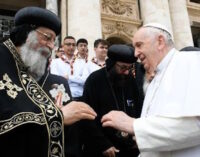 El Papa saluda a Tawadros II en el “Día de la Amistad Copto-Católica”