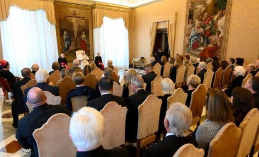 El Papa agradece a la Papal Fundation y los anima a promover la unidad y transparencia