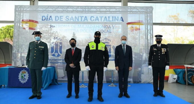 El Ayuntamiento de Majadahonda celebra un gran acto en honor a la patrona de la Policía Local