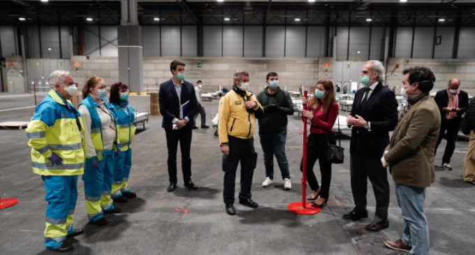 La Comunidad de Madrid habilita las primeras 1.396 camas hospitalarias y de UCI en IFEMA