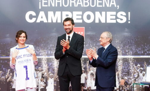 Díaz Ayuso felicita al Real Madrid de Baloncesto por lograr su 36º título de Liga: “Sois un ejemplo de lucha y resistencia”