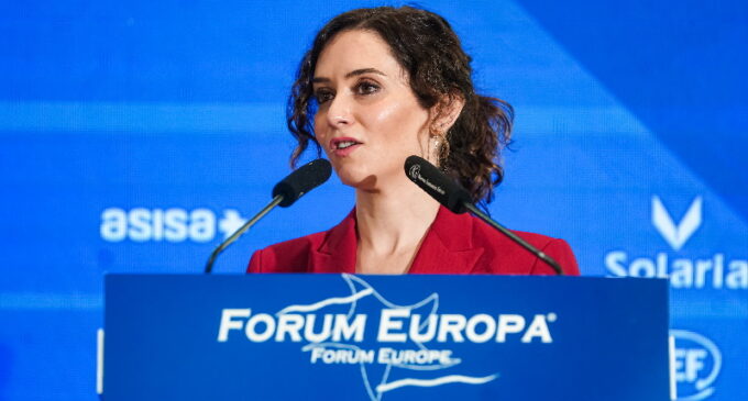 Intervención de la presidenta de la Comunidad de Madrid en el Desayuno Informativo de Nueva Economía Fórum