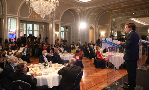 Almeida sitúa a Madrid en “la rampa de lanzamiento” tras la pandemia
