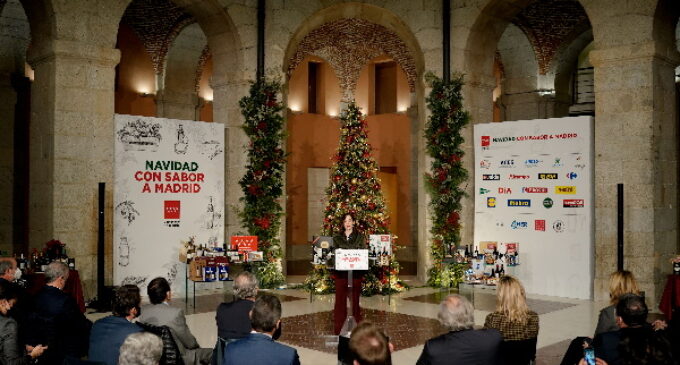 Díaz Ayuso presenta una campaña para fomentar la comercialización de alimentos madrileños en hoteles, restaurantes y grandes superficies esta Navidad