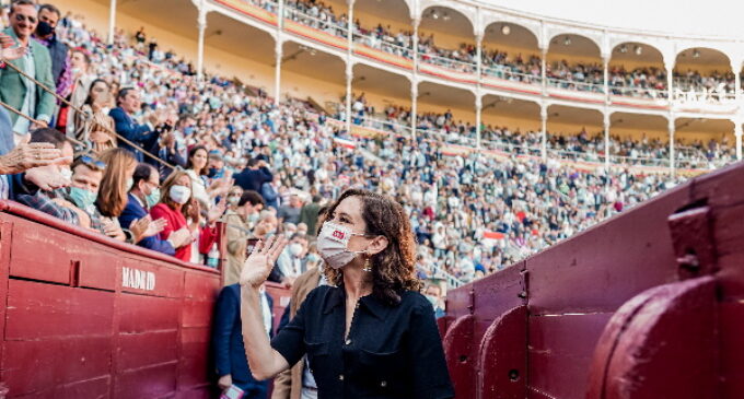 Corrida de la Hispanidad de la Feria de Otoño en la plaza de Las Ventas