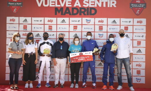 La Comunidad, en la entrega de los galardones de la EDP Rock’n’ Roll Madrid Maratón