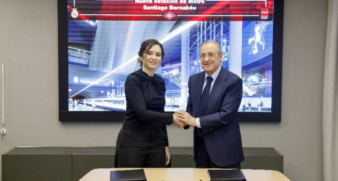 Díaz Ayuso anuncia que las obras de modernización de la estación de Metro de Santiago Bernabéu arrancarán a finales de 2023