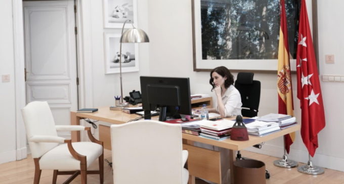 Díaz Ayuso solicita a Sánchez un fondo extraordinario de 1.200 millones para afrontar los efectos del COVID-19