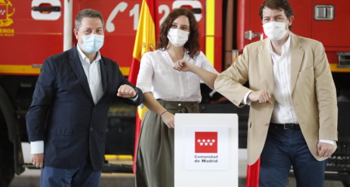 Acuerdo de Madrid con Castilla-La Mancha y Castilla y León que garantiza la rapidez en la extinción de incendios forestales