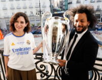 Díaz Ayuso celebra la 14ª Copa de Europa del Real Madrid CF destacando los valores que transmite: “equipo, esfuerzo y excelencia”