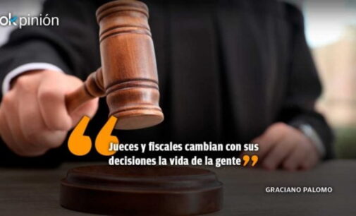 OPINIÓN: Los jueces metidos a políticos no pueden vestir toga