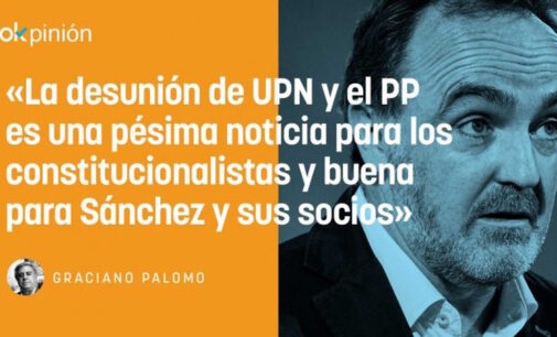 OPINIÓN.Lo de UPN y Vox: Ferraz aplaude con las orejas