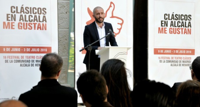 Jaime de los Santos, en la presentación del Festival de Teatro Clásico de Alcalá de Henares