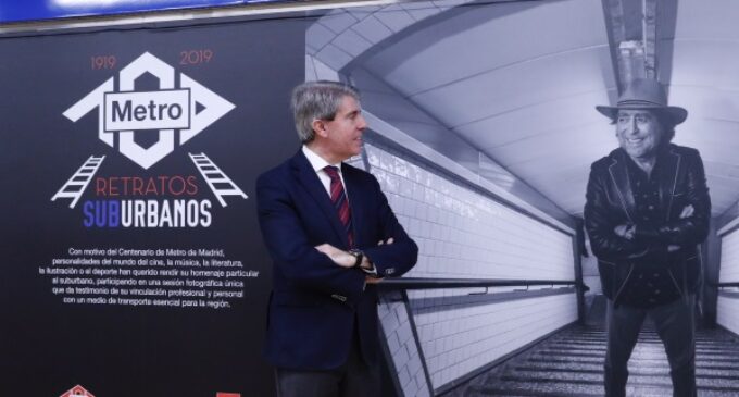 ‘Retratos suburbanos’: personalidades de la cultura y el deporte celebran el Centenario de Metro