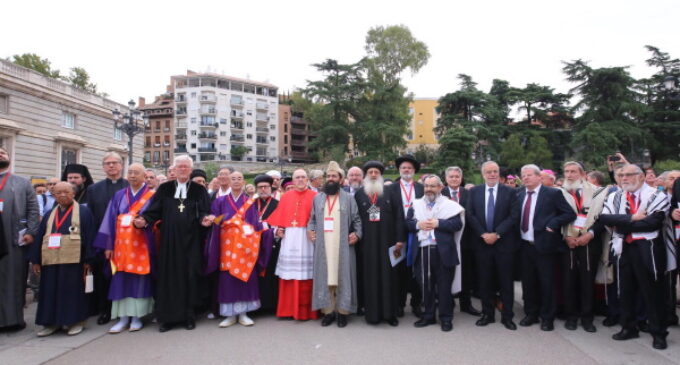 “Dios no quiere la separación entre hermanos”: Oración por la paz en Madrid